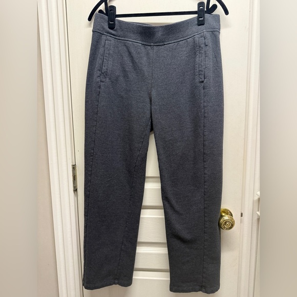 T by Talbots relaxed pants charcoal gray - Picture 1 of 4